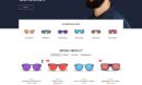 Glassy Template Website Template for Glasses, Optical Store